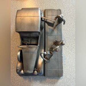 Pewter 1937 Rolls Royce Phantom III Silver Car Model Figurine Used Car 1976